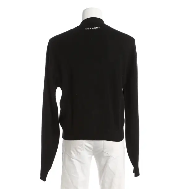 Strickjacke, in Schwarz, Viskose, Ermanno Scervino