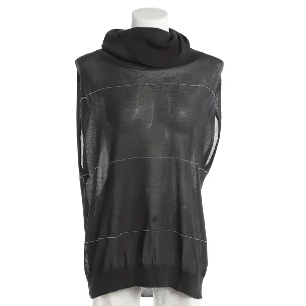 Pullunder, in Dunkelgrau, Baumwolle, Brunello Cucinelli