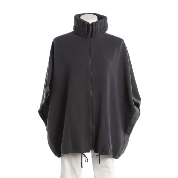 Cardigan, in Gray, Wool, Fabiana Filippi