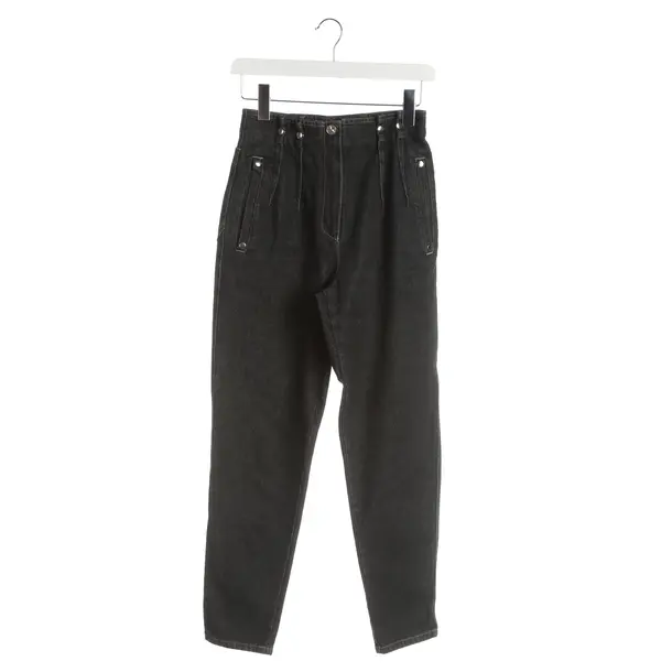 Jeans Straight Fit, in Schwarz, Baumwolle, Thierry Mugler