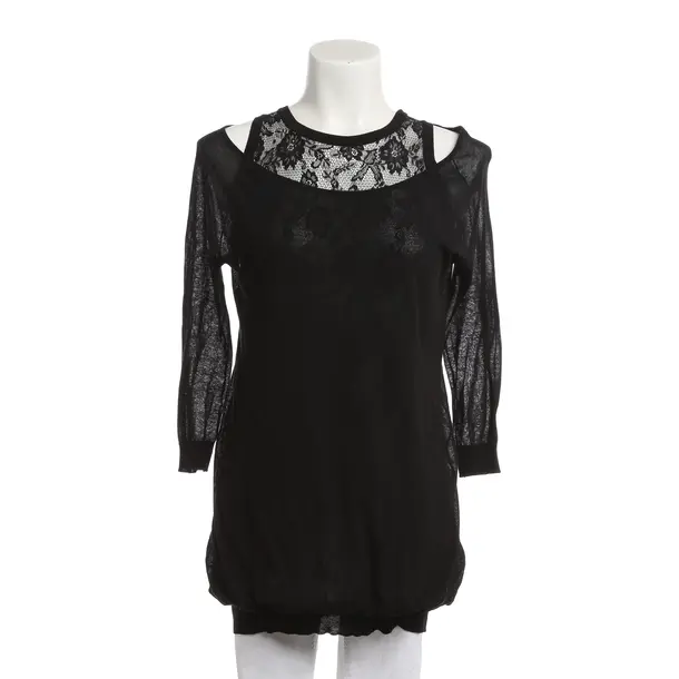 Pullover, in Schwarz, Baumwolle, Ermanno Scervino