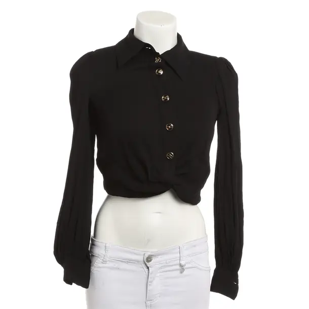 Bluse, in Schwarz, Viskose, Elisabetta Franchi