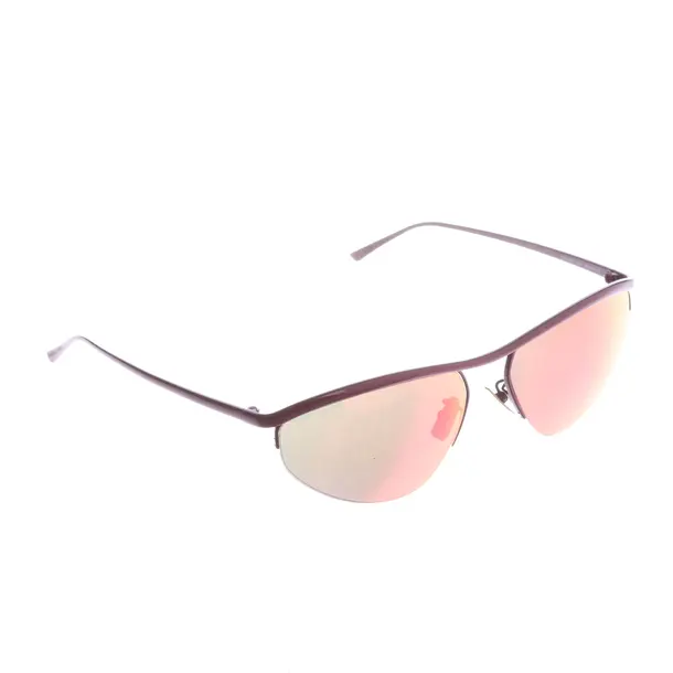 Sonnenbrille, in Rot, Kunststoff / Metall, Bottega Veneta