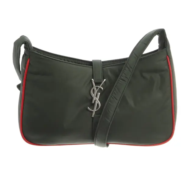 Shoulder Bag, in Green, Polyamide, Saint Laurent