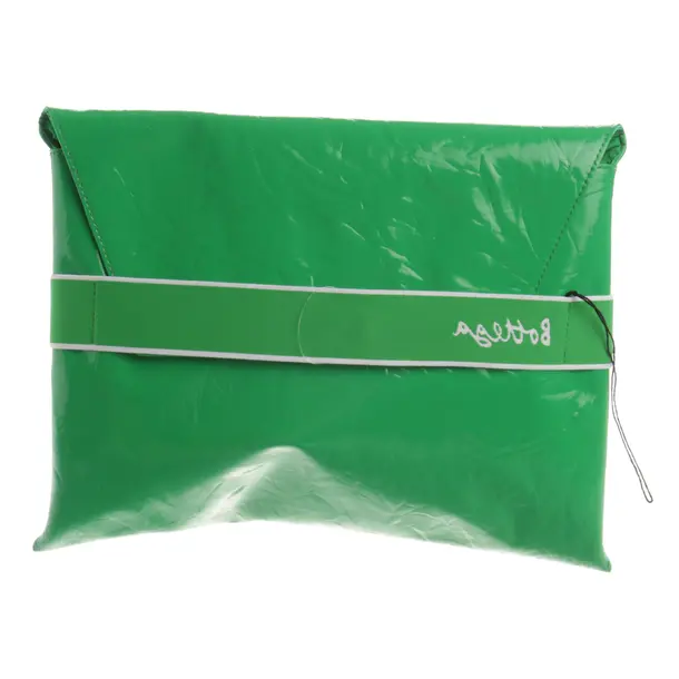 Clutch Bag, in Green, Leather, Bottega Veneta