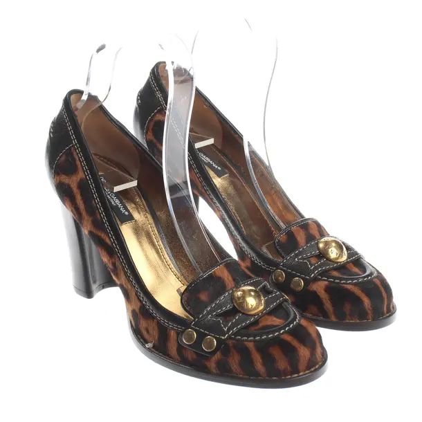 Pumps, in Dunkelbraun, Dolce & Gabbana