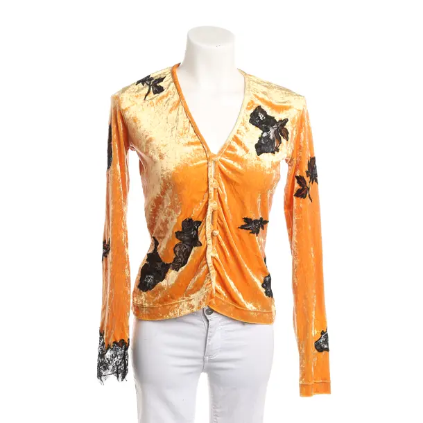 Strickjacke, in Gold, Polyamid, Moschino