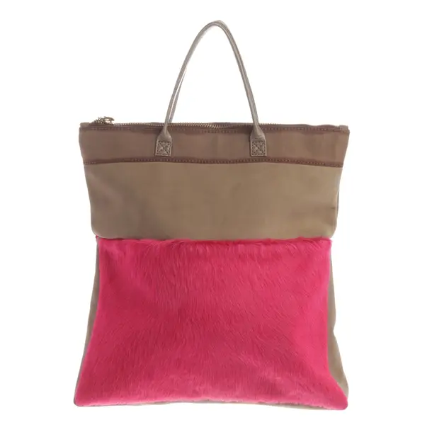 Handtasche, in Hellbraun, Leder, Maliparmi