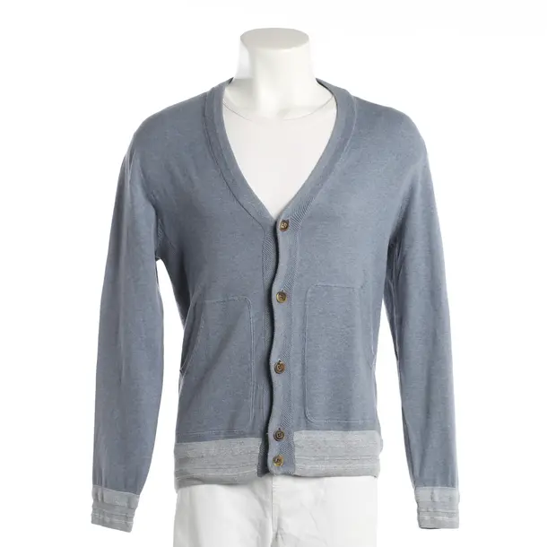 Cardigan, in Blue, Cotton, Woolrich