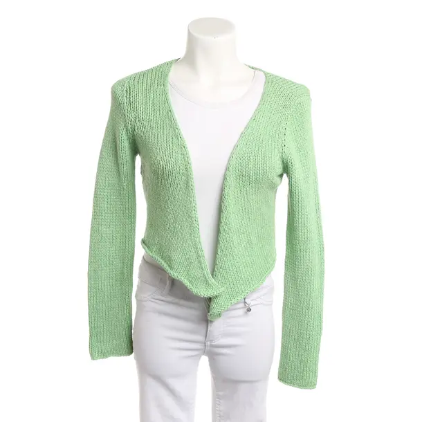 Cardigan, in Light Green, Linen, Brunello Cucinelli