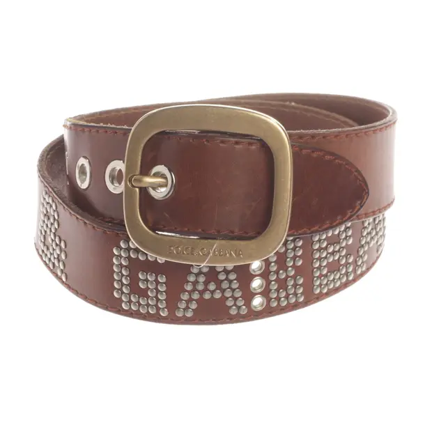 Gürtel, in Braun, Leder, Dolce & Gabbana