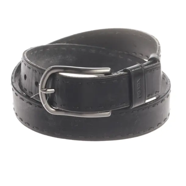 Gürtel, in Schwarz, Leder, Prada