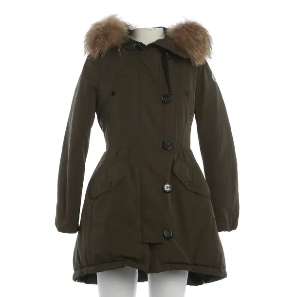 Winterjacke, in Dunkelgrün, Polyester, Moncler