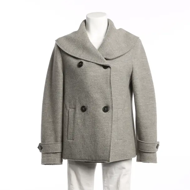 Mid-Season Jacket, in Gray, Wool, Peserico