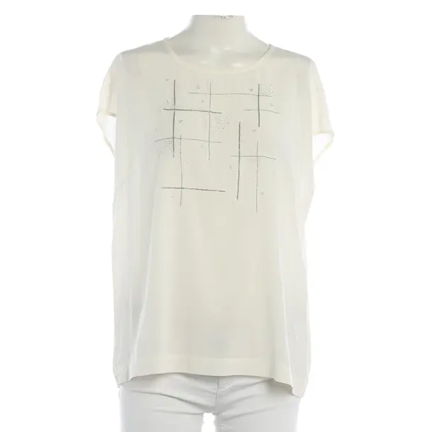 Blouse, in Cream, Silk, Peserico