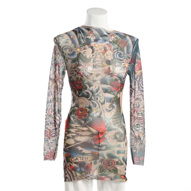 Long Sleeve Shirt, in Multicolored, Polyamide, Dsquared