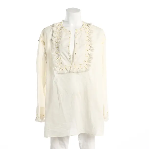 Blouse, in Cream, Cotton, Tory Burch
