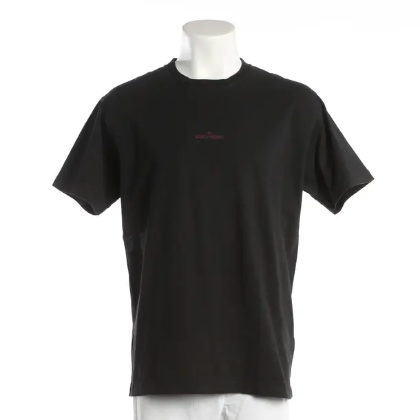 T-Shirt, in Black, Cotton, Stone Island
