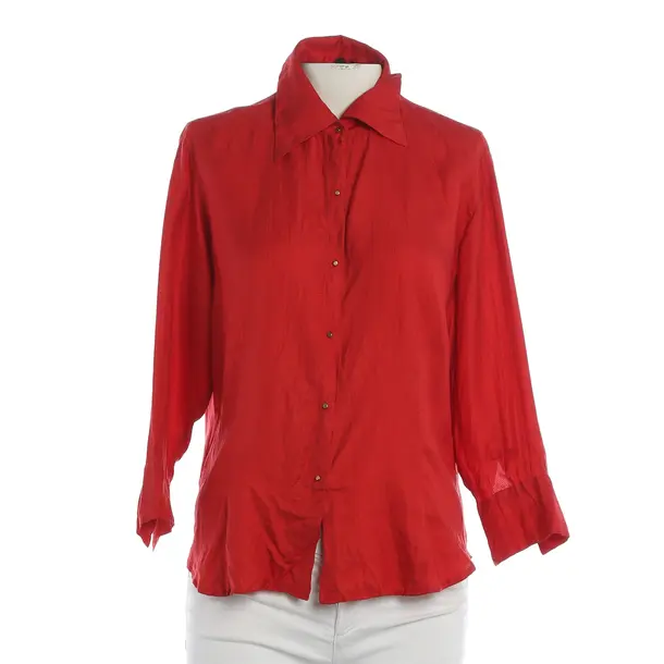 Bluse, in Rot, Seide, Roberto Cavalli