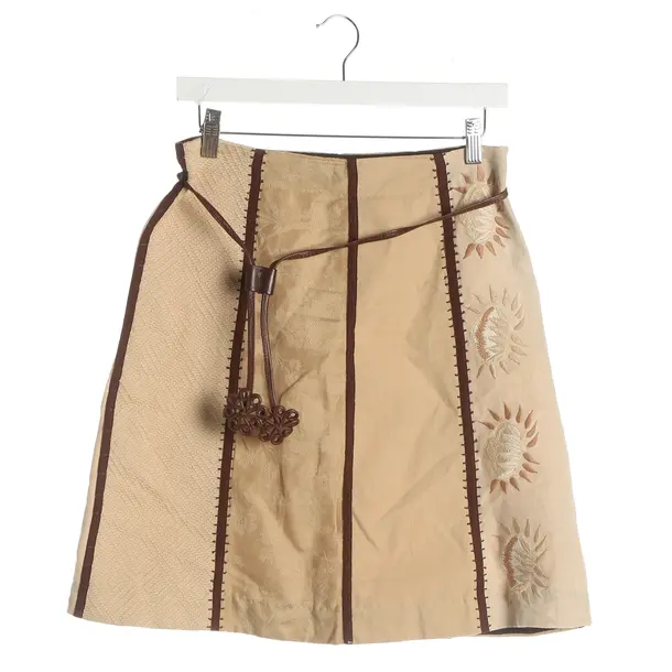 Skirt, in Camel, Cotton, Maliparmi