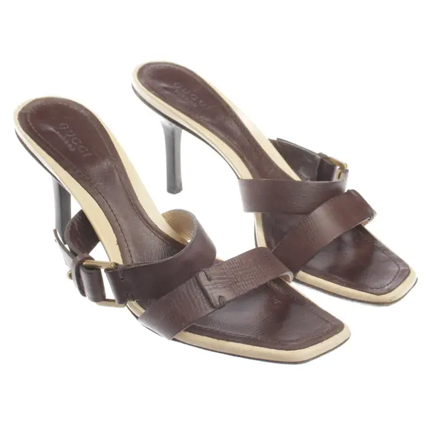 Sandaletten, in Dunkelbraun, Gucci