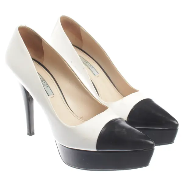 Pumps, in Weiß, Prada