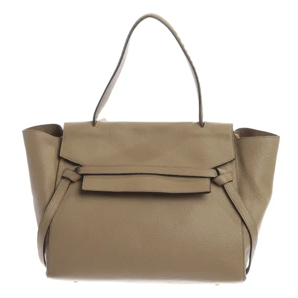 Shoulder Bag, in Light Brown, Leather, Céline