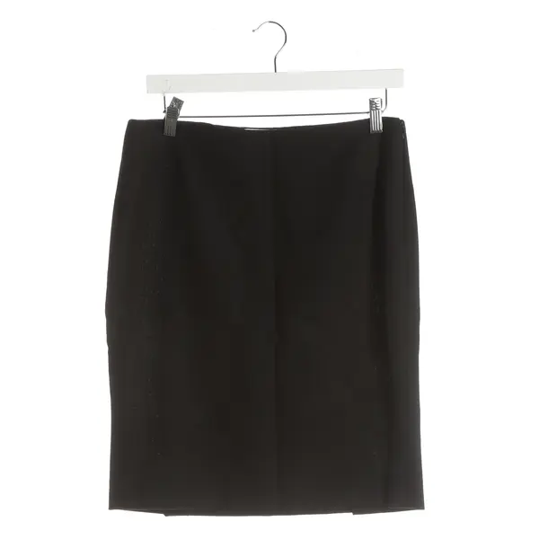 Rock, in Schwarz, Wolle, Balenciaga