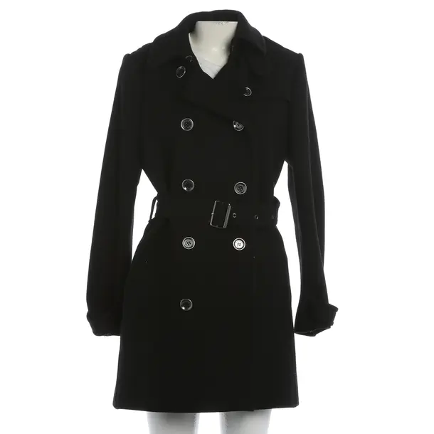 Winter Coat, in Black, Wool, Burberry Brit