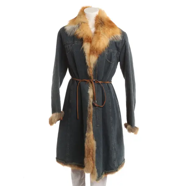 Übergangsmantel, in Blau, Baumwolle, Ermanno Scervino