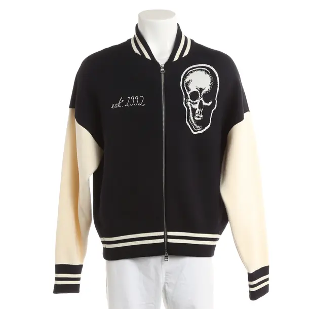 Bomber Jacket, in Navy, Wool, Alexander McQueen