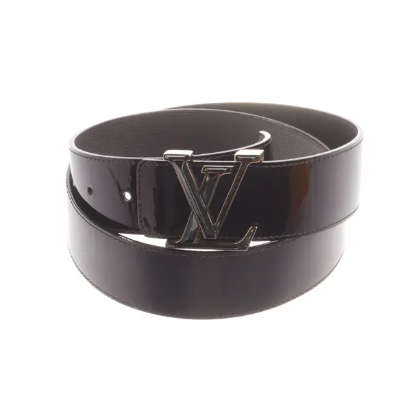 Belt, in Bordeaux, Leather, Louis Vuitton