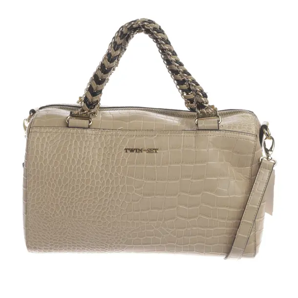 Borsetta, in Beige, Pelle, Set di gemelli