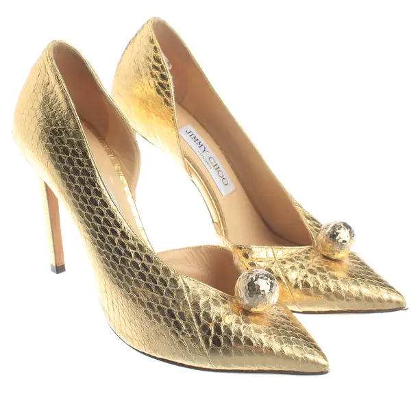 Pumps, in Gold, Jimmy Choo