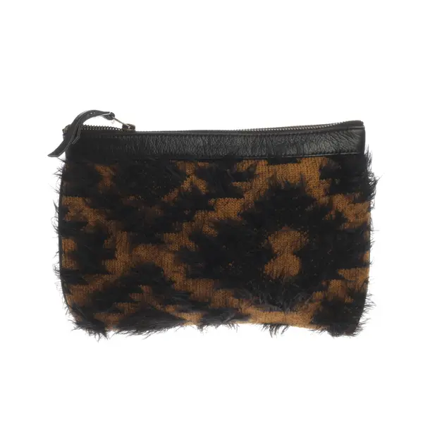 Clutch, in Hellbraun, Baumwolle, Forte_Forte