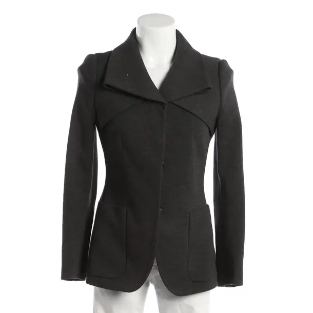 Blazer, in Grigio scuro, Lana, Prada