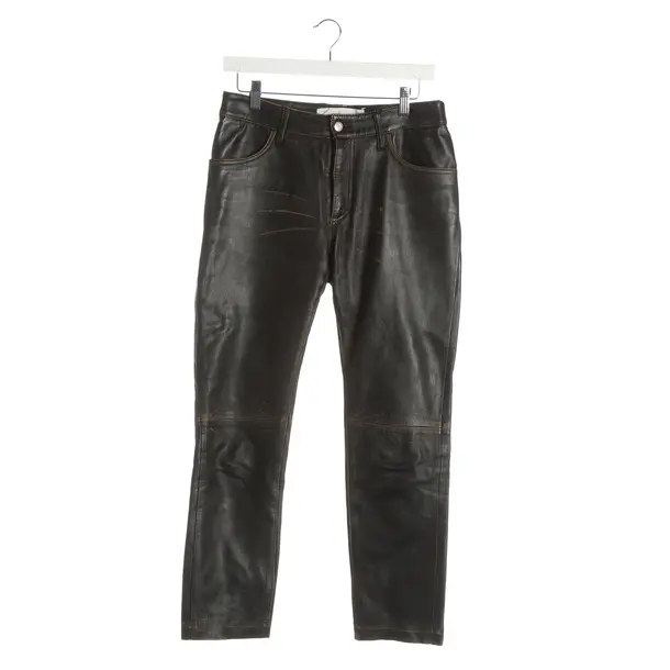 Pantaloni, in Marrone scuro, Pelle, Golden Goose