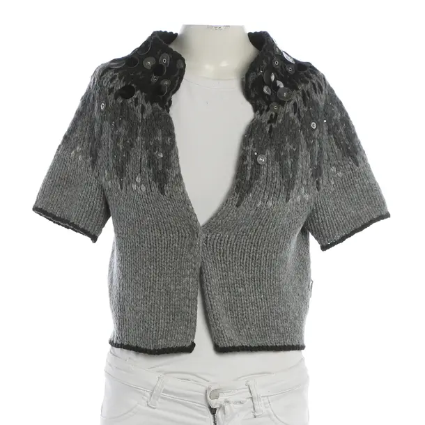 Strickjacke, in Grau, Kaschmir, Brunello Cucinelli