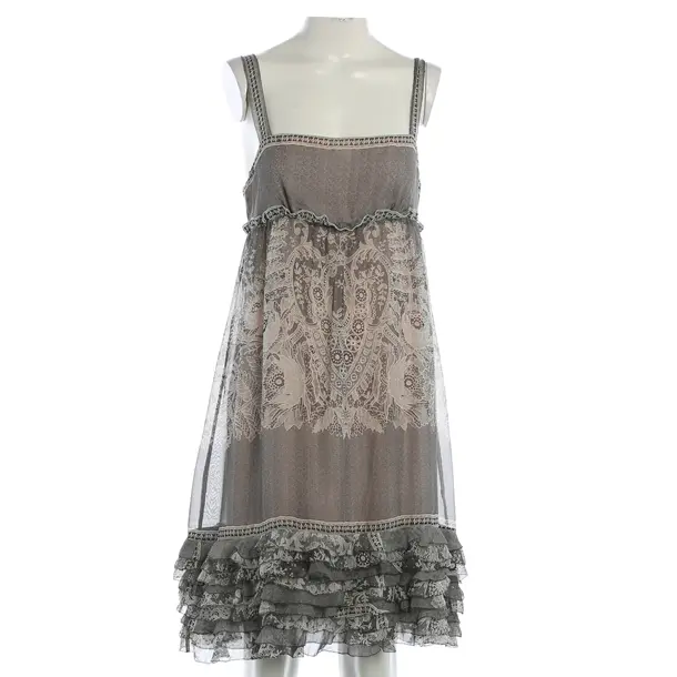 Kleid, in Beige, Seide, Diane von Furstenberg