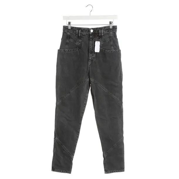 Jeans Slim Fit, in Grau, Baumwolle, Isabel Marant