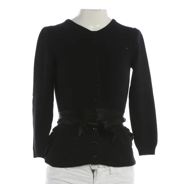 Strickjacke, in Schwarz, Wolle, Moschino