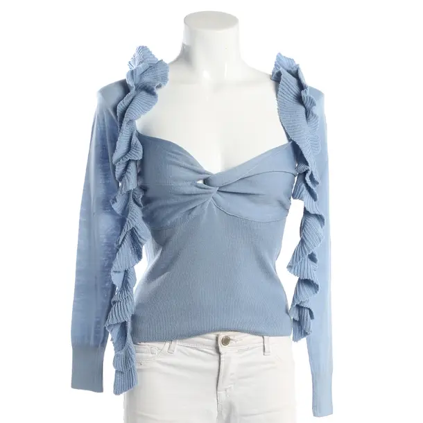 Jumper, in Light Blue, Wool, Ermanno Scervino