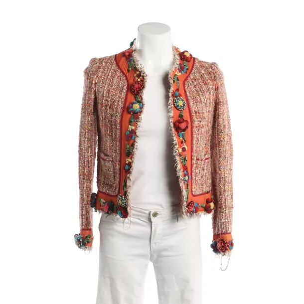Blazer, in Multicolored, Wool, Moschino