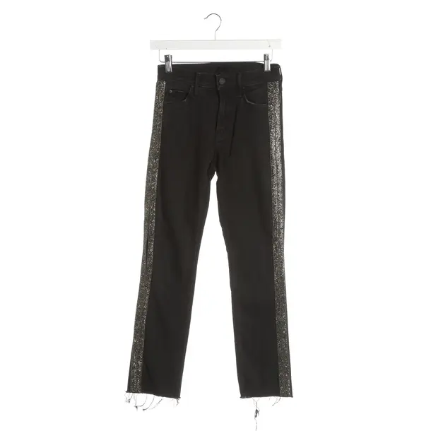 Jeans slim fit, in Nero, Cotone, Madre