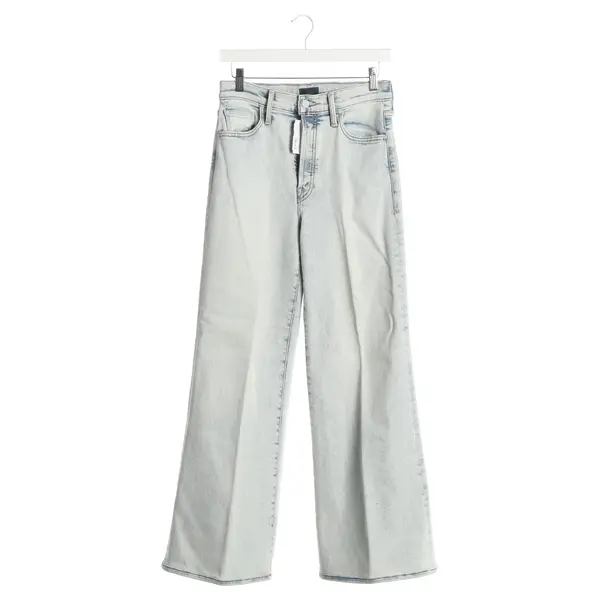 Jeans Flared, in Hellblau, Baumwolle, Mother