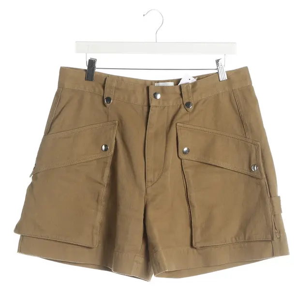 Shorts, in Olive Green, Cotton, Isabel Marant Étoile