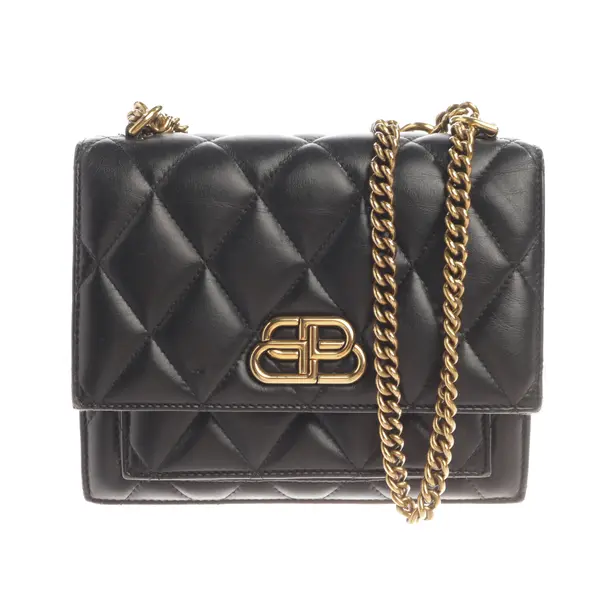 Schultertasche, in Schwarz, Leder, Balenciaga