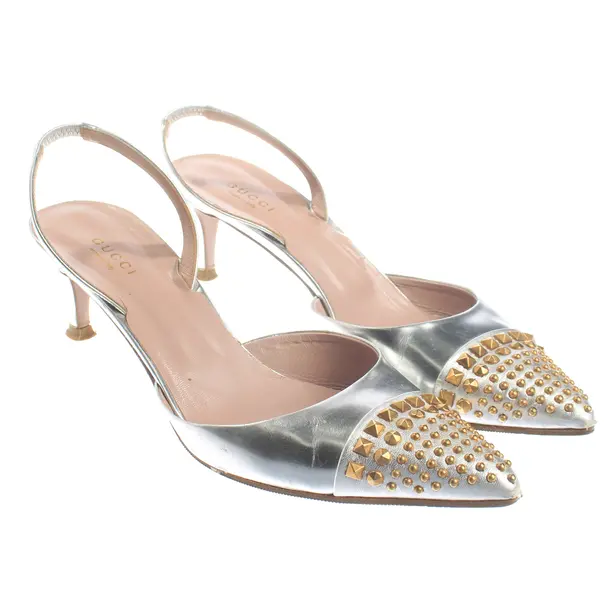 Sandali, in argento, Gucci