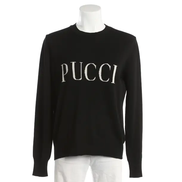 Pullover, in Schwarz, Baumwolle, Emilio Pucci