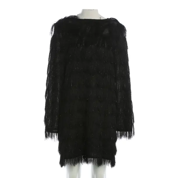 Cocktail Dress, in Black, Polyester, Balmain